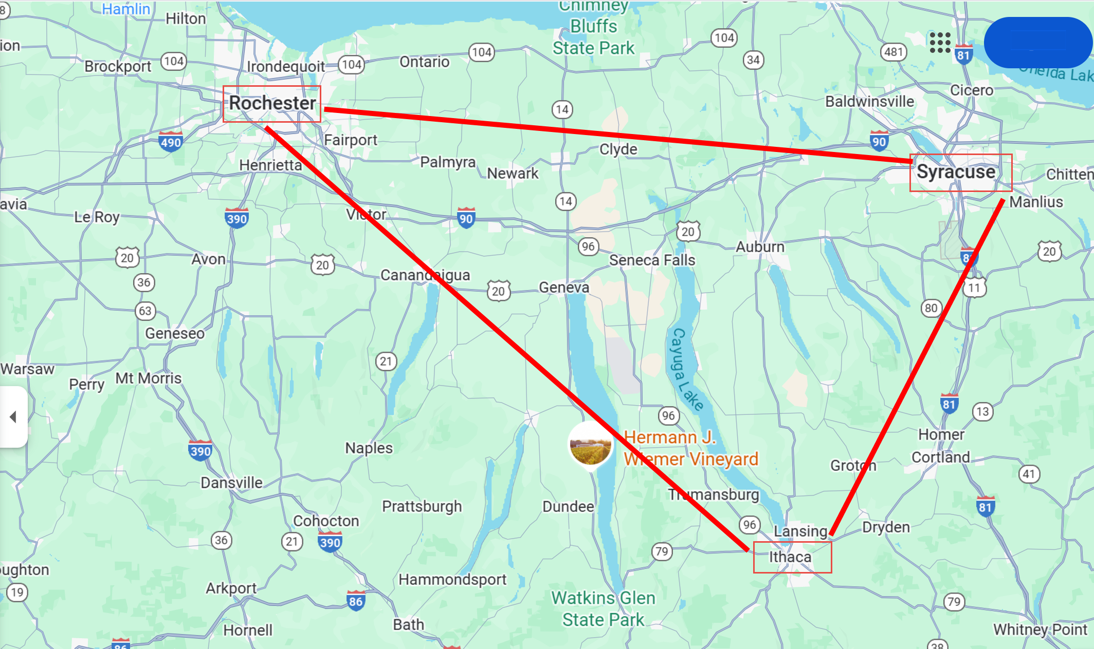 Fingerlakes NY Region